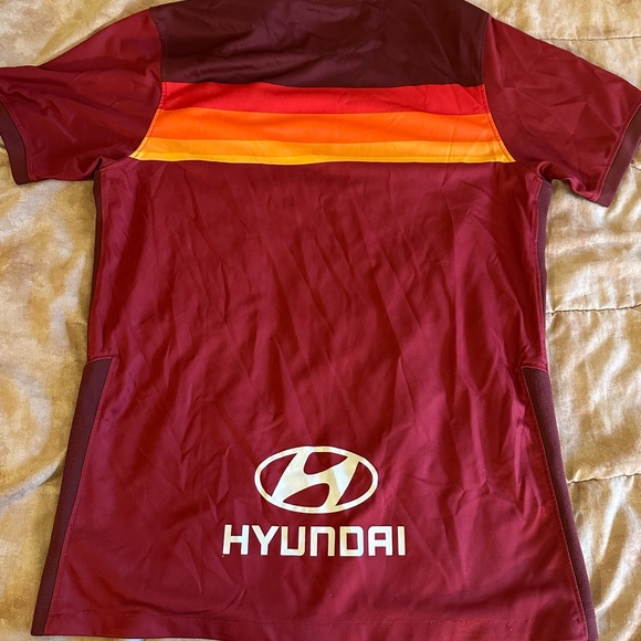 Roma Nike Dri Fit Maroon and Orange Jersey XL - Picture 11 of 15